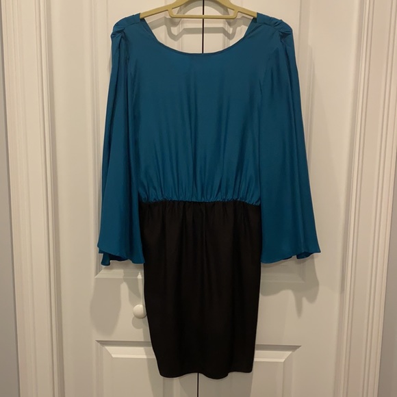 Blaque label teal and black dress - Picture 5 of 5